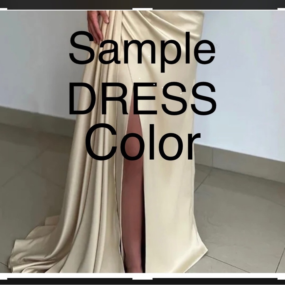Hebeos-Sheath/Column Satin Lace One-ShoulderSweep/Brush Train Prom Gown - Picture 5 of 9